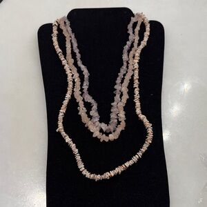 Elegant 3 Strands Beaded Necklaces